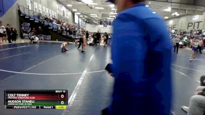 67 lbs Champ. Round 1 - Hudson Staheli, American Fork Jr High vs Colt Tenney, Fremont Wrestling Club