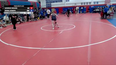 180 lbs Finals (2 Team) - Jenna Joseph, Simpson vs Azariah Moore, Lock Haven University