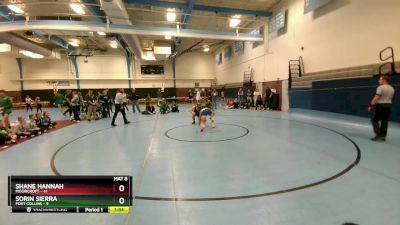 144 lbs Placement - Shane Hannah, Moorcroft vs Sorin Sierra, Fort Collins