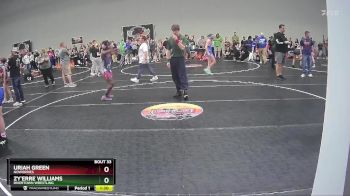 150 lbs Semifinal - Uriah Green, NoWorries vs Zy`erre Williams, Rivertown Wrestling