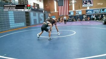 132 lbs Cons. Round 3 - Boston Richins, Lehi vs Champ Snyder, Bonneville