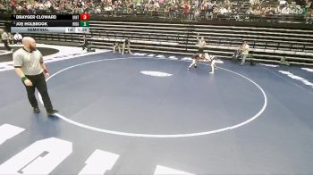 4A 120 lbs Semifinal - Joe Holbrook, Ridgeline vs Drayger Cloward, Uintah