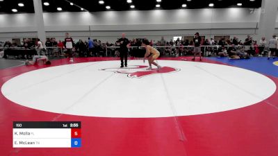 150 lbs Consi Of 16 #1 - Kai Molla, Fl vs Eli McLean, Tn