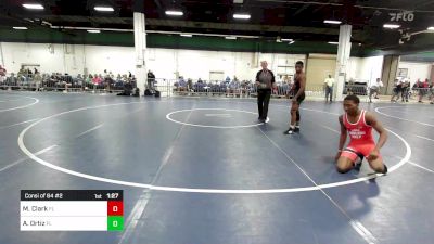 120 lbs Consi Of 64 #2 - Marlo Clark, FL vs Adaias Ortiz, FL