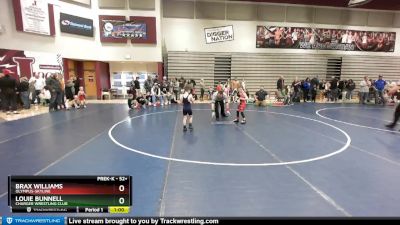 52+ Semifinal - Louie Bunnell, Charger Wrestling Club vs Brax Williams, Olympus-Skyline