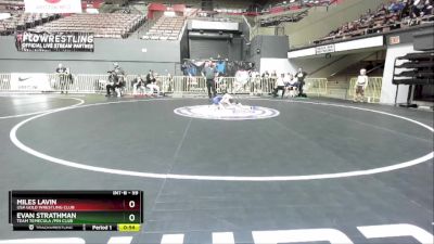 59 lbs Cons. Round 2 - Miles Lavin, USA Gold Wrestling Club vs Evan Strathman, Team Temecula /Pin Club