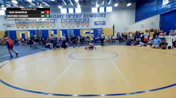 106 lbs Champ. Round 2 - Jake Margolis, Cowboy Wrestling Club vs Brayden Hodges, Wakulla