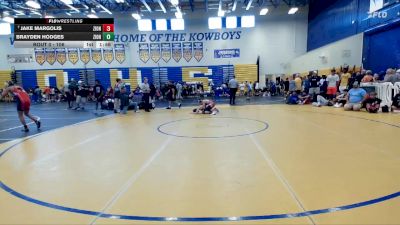 106 lbs Champ. Round 2 - Jake Margolis, Cowboy Wrestling Club vs Brayden Hodges, Wakulla