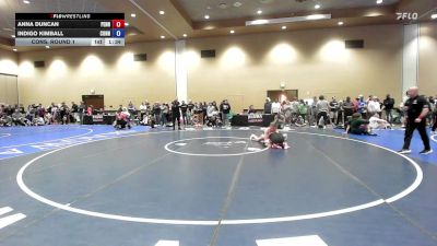 130 lbs Cons. Round 1 - Indigo Kimball, Connecticut vs Anna Duncan, Pennsylvania