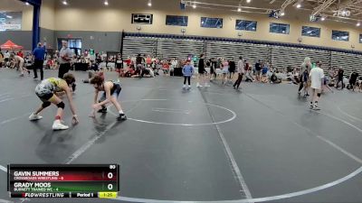 80 lbs Round 5 (8 Team) - Grady Moos, Burnett Trained WC vs Gavin Summers, Crossroads Wrestling