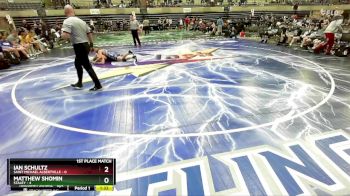 139 lbs Finals (8 Team) - Ian Schultz, Saint Michael Albertville vs Matthew Shomin, Staley