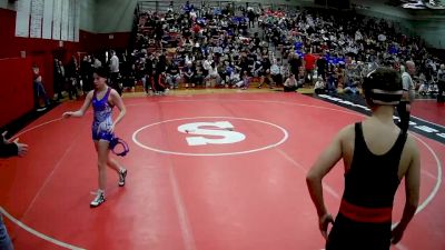 121 lbs Champ. Round 1 - Lucas Carson, West Allegheny Hs vs Brayden Martin, Somerset Area Hs