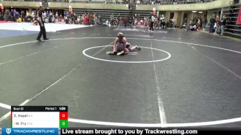 90 lbs Cons. Round 3 - Waylon Fry, Chippewa Elite Wrestling vs Edgar Kopel, BOLD