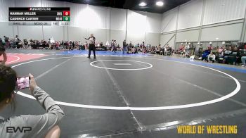 130 lbs Rr Rnd 4 - Hannah Miller, Shelton Wrestling Academy 7-12 vs Cadence Carter, Mojo 7-12