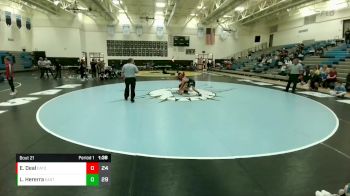 106 lbs Placement - Lazarus Hererra, Cheyenne East vs Ethan Deal, Eaton