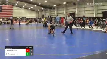80 lbs Prelims - Elijah Schafer, Storm vs Michael Nemcovic, RWA ES White