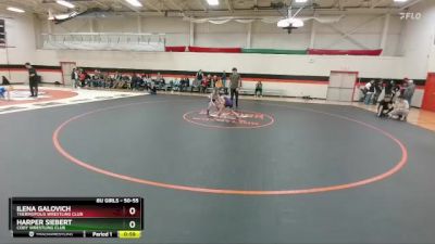 50-55 lbs Round 3 - Harper Siebert, Cody Wrestling Club vs Ilena Galovich, Thermopolis Wrestling Club