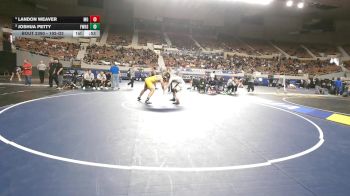 192-D2 3rd Place Match - Landon Weaver, Mountain View (Marana) High School vs Joshua Petty, Flowing Wells High School