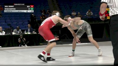 165 lbs 2nd Wrestleback (16 Team) - Ryan Burton, Virginia Tech vs Will Denny, NC State