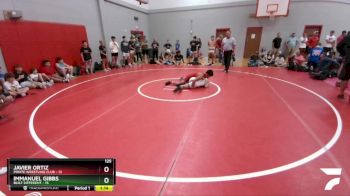 125 lbs Round 1 (6 Team) - Immanuel Gibbs, Built Different vs Javier Ortiz, Pirate Wrestling Club