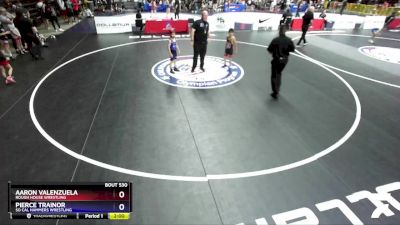 63 lbs Semifinal - Aaron Valenzuela, Rough House Wrestling vs Pierce Trainor, So Cal Hammers Wrestling