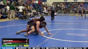 132 lbs 5th Place Match - Luke Slone, WILLARD vs Dylan Heath, Leo