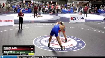 86 lbs Semifinal - Victor Cruz, Buhach Colony High School Wrestling vs Richard Garcia, California