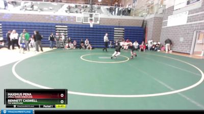 90/HWT Round 2 - Bennett Caswell, TW Wrestling vs Maximus Pena, Small Town Wrestling