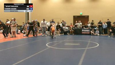 78 lbs Quarters - Wyatt Bullock, Southside Wrestling Club vs Camdin Adams, Bad Karma