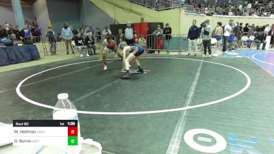 101 lbs Round Of 32 - Mykel Hollman, Lawton vs Owen Burns, Heritage Hall