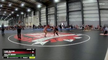 117 lbs Quarterfinal - Yuri Vilchis, Unattached vs Maliya Berry, Durant