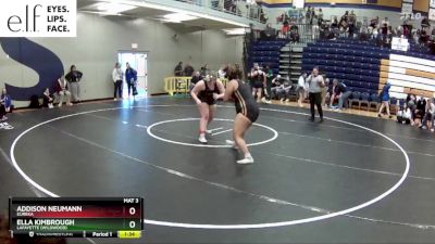 235 lbs. Semifinal - Ella Kimbrough, Lafayette (Wildwood) vs Addison Neumann, Eureka