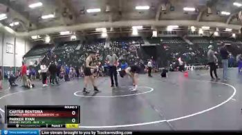 140 lbs Round 3 (6 Team) - Carter Renteria, Columbus Wrestling Organization vs Parker Ryan, Kearney Matcats - Blue