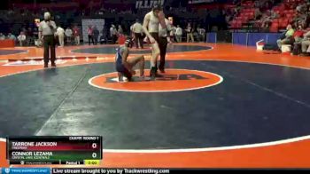 2 lbs Champ. Round 1 - Latrelle Hall, Country Club Hills (Hillcrest) vs Mason Alessio, Joliet (Catholic Academy)