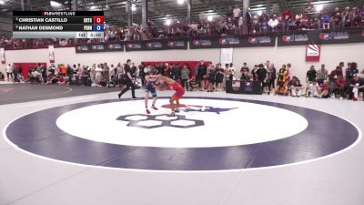 57 kg Quarters - Christian Castillo, Cyclone Regional Training Center C-RTC vs Nathan Desmond, Pennsylvania