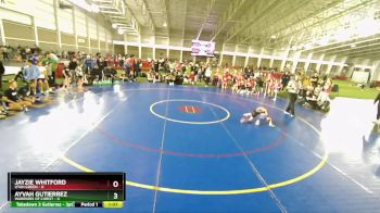 55 lbs Round 1 (3 Team) - Jayzie Whitford, Utah Green vs Ayvah Gutierrez, Warriors Of Christ