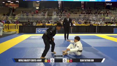 Sean Taeyang Kim vs Royale Majesty Coutee-Avant 2025 Pan Kids Jiu-Jitsu IBJJF Championship