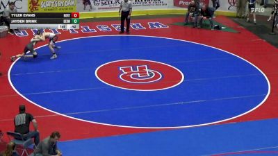 110 lbs Consi Of 32 #1 - Tyler Evans, North Penn-Liberty vs Jayden Brink, Berwick