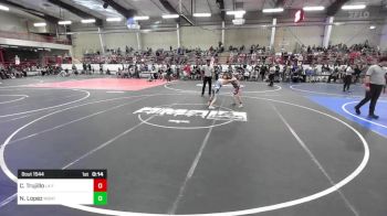 73 lbs Consolation - Carson Trujillo, La Familia vs Noah Lopez, Montrose Elite