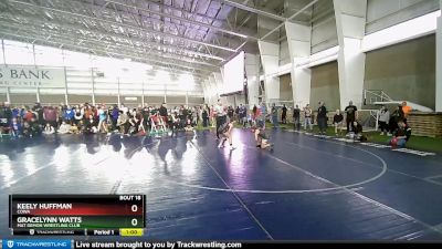 81-86 lbs Round 2 - Gracelynn Watts, Mat Demon Wrestling Club vs Keely Huffman, COWA