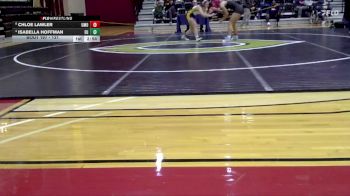 131 lbs Cons. Round 3 - Isabella Hoffman, Emmanuel University vs Chloe Lawler, Mount Olive