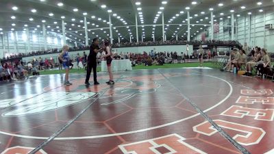 85 lbs Bronte Bethel, Wisconsin vs Harlym Ward, Utah