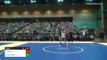 195 lbs Prelims - Efren Deniz, Bakersfield B vs Hunter Schroeder, Mountain Crest