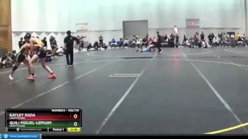 155 lbs Cons. Semi - Kayley Rada, Unattached vs Quili Miguel-Lepham, Unattached