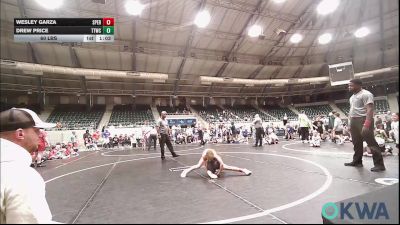 60 lbs 3rd Place - Wesley Garza, Sperry Wrestling Club vs Drew Price, TTWC Red