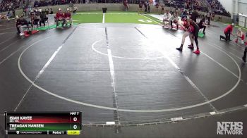 157 lbs Quarterfinal - Treagan Hansen, Elko vs Isiah Kayee, Del Sol