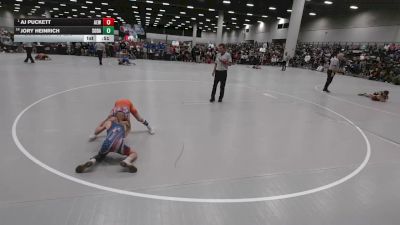 63 lbs Champ. Rd Of 16 - AJ Puckett, Alpha Elite Wrestling vs Jory Heinrich, South Dakota