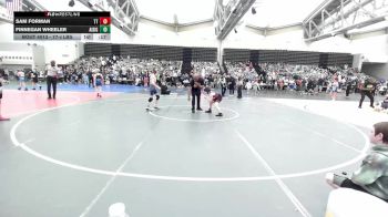 77-J lbs Quarterfinal - Sam Forman, Team Tugman vs Finnegan Wheeler, All I See Is Gold Academy