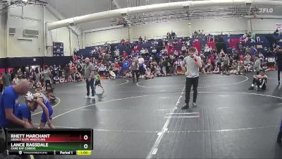 58 lbs Round 3 - Rhett Marchant, Legacy Elite Wrestling vs Lance Ragsdale, Cane Bay Cobras