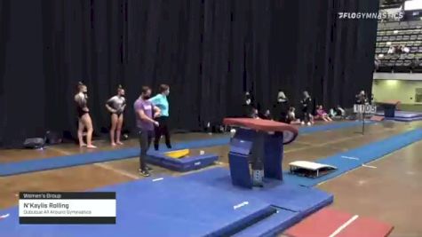N'Kaylis Rolling - Women's Group, Dubuque All Around Gymnastics - 2021 Women's Xcel Region 4 Championships
